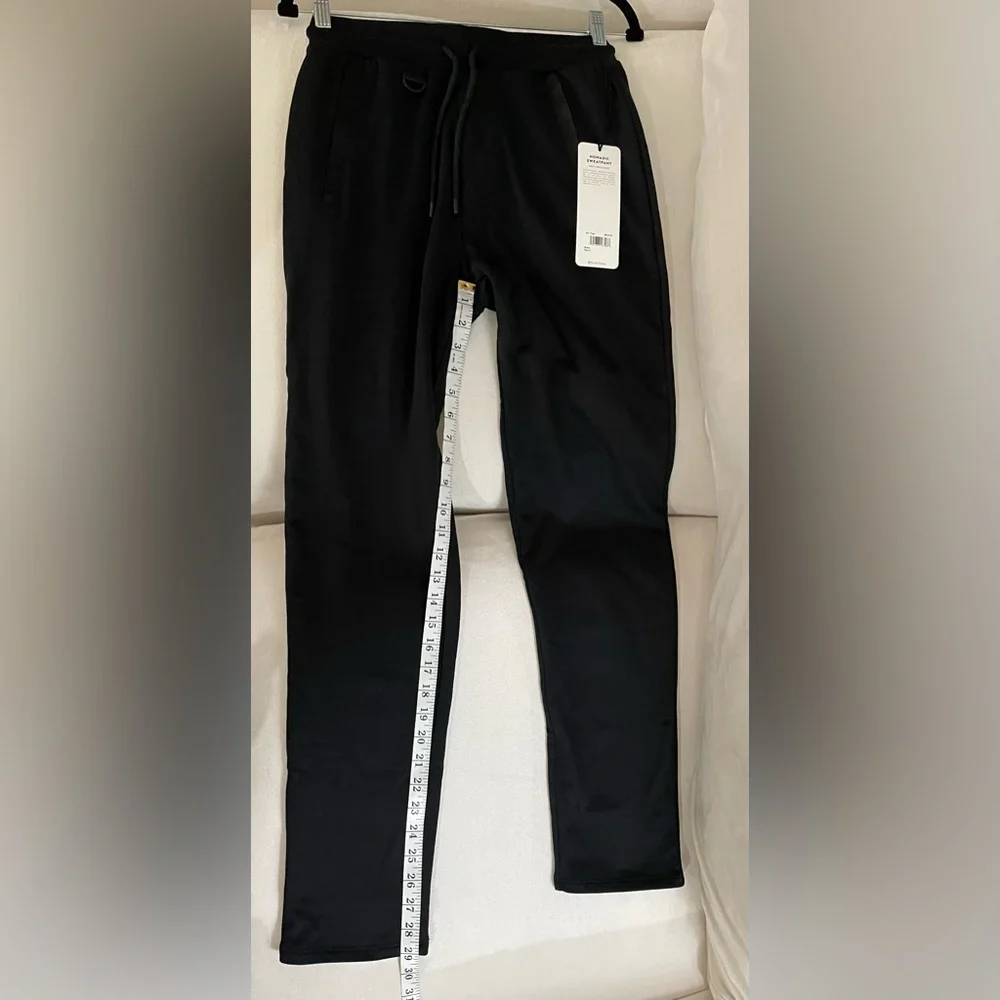NWT Alo Yoga Nomadic Sweatpants in Black Front & Back Pockets Size S - Picture 7 of 16